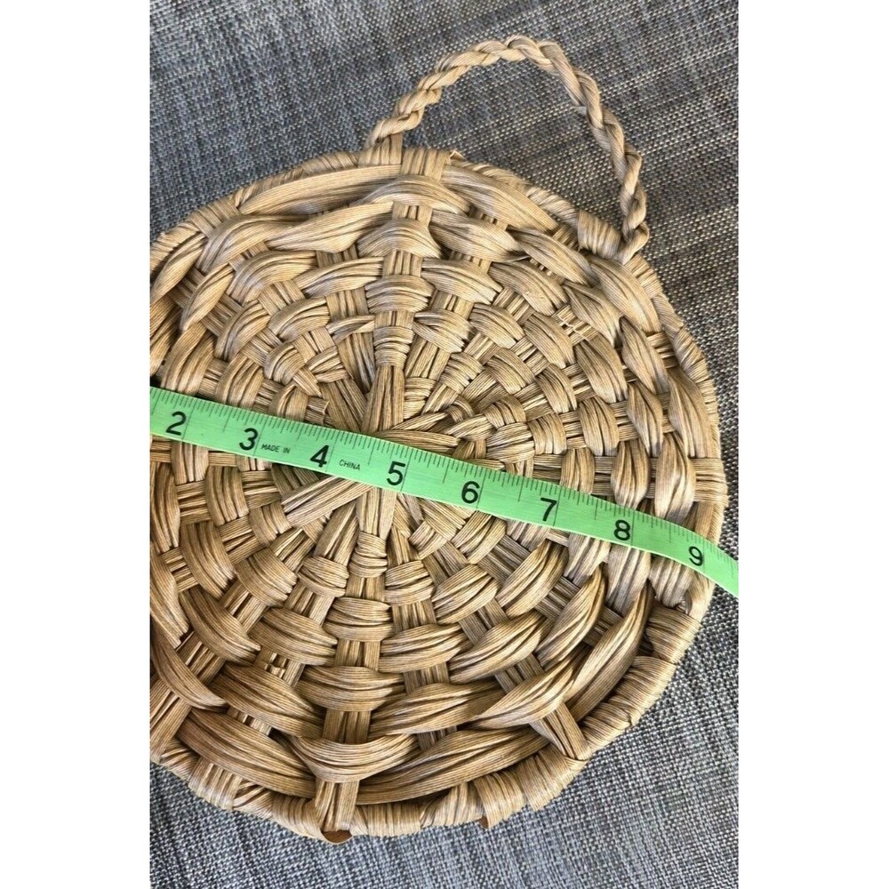 Vintage Wall Hanging Basket Boho Vines Fruit - Picture 9 of 11